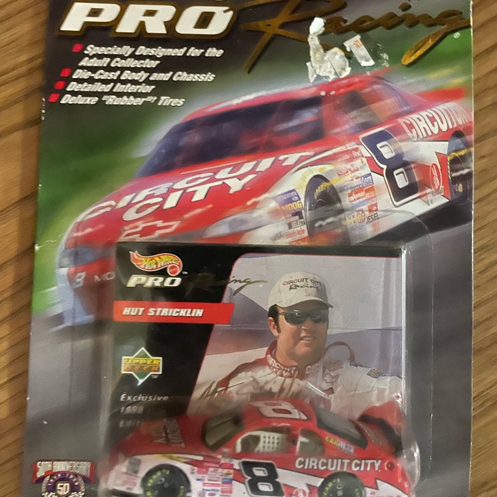 Vintage HUT STRICKLIN #8 Pro Racing 1998 Preview Edition CIRCUIT CITY NASCAR